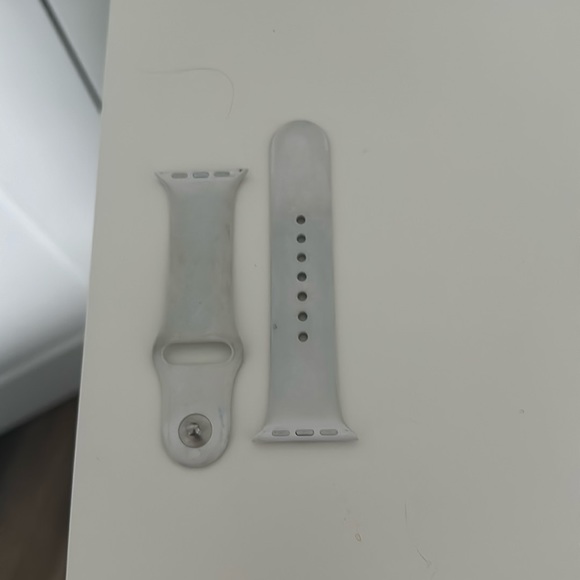 Selling the apple watch and the white bands (little dirty) and charger - Picture 2 of 3